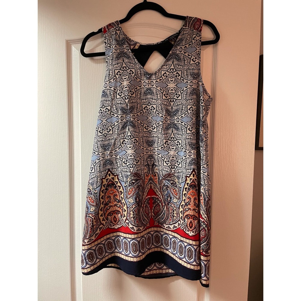 Abstract shift dress
